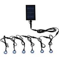 Blooma Granicus Blue Solar Powered LED Deck Light Pack Of 6