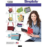 Simplicity Phone & Tablet Accessories Sewing Patterns, 1339