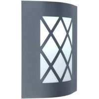 Blooma Lyell Dark Grey Mains Powered External Wall Light