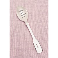 Cutlery Commission Silver-Plated Personalised Fiddle Teaspoon