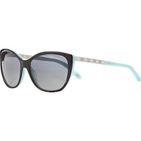 Tiffany & Co TF4094B Polarised Sunglasses, Black/Blue
