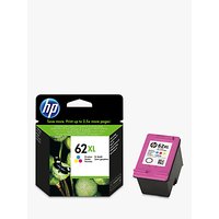 HP 62XL Ink Cartridge, Tri-Colour, C2P07AE