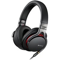 Sony MDR-1A On-Ear Headphones With Mic/Remote, Black
