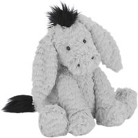 Jellycat Fuddlewuddle Donkey Soft Toy, Medium, Grey