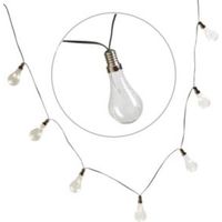 Blooma Gelanor Battery Powered White 10 LED String Lights