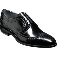 Barker Woodbridge Leather Brogue Derby Shoes, Black