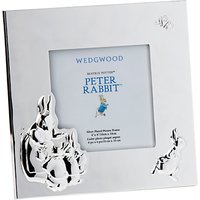 Wedgwood Peter Rabbit Picture Frame, 4 X 4, Silver
