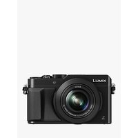 Panasonic Lumix DMC-LX100 Camera, 4K Ultra HD, 12.8MP, 3.1x Optical Zoom, EVF, 3 LCD Screen