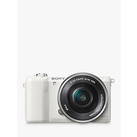 Sony A5100 Compact System Camera With 16-50mm OSS Lens, HD 1080p, 24.3MP, Wi-Fi, NFC, OLED, 3 Tilting Touch Screen
