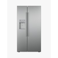 Beko ASN541S American Style Fridge Freezer, Silver