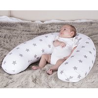 Widgey Plus Multi-Use Pregnancy & Sleep Pillow, Silver Star