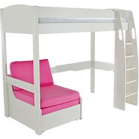 Stompa Uno S Plus High-Sleeper Bed With Corner Desk And Chair Bed