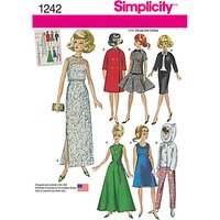 Simplicity Dolls Clothes Sewing Pattern, 1242