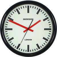 Lascelles Personalised Station Clock, 30cm, Black