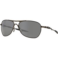 Oakley OO6014 Crosshair Polarised Aviator Frame Sunglasses, Brown
