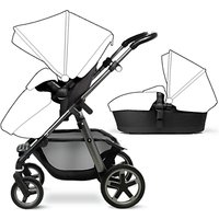 Silver Cross Pioneer Seat, Chassis And Carrycot, Graphite