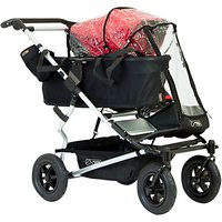 Mountain Buggy Duet Single Pushchair Storm Cover, Black