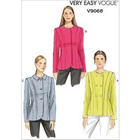 Vogue Women's Jackets Sewing Pattern, 9068