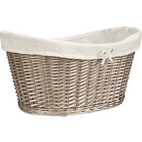 John Lewis Oval Willow Laundry Basket