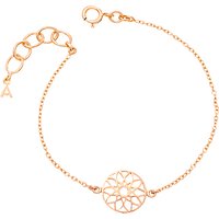 Auren 18ct Rose Gold Vermeil Dreamcatcher Bracelet, Rose Gold