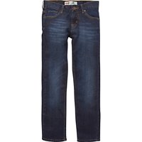 Levi's Boys' 504 Regular Fit Dark Wash Jeans, Denim