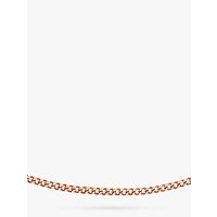 IBB 18ct Gold Diamond Cut Curb Chain Necklace