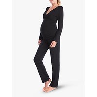 Séraphine Camille Maternity Pyjamas, Black