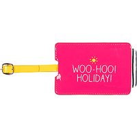 Happy Jackson 'Woo-hoo! Holiday!' Luggage Tag