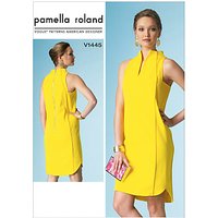 Vogue Pamella Roland Women's Sleeveless Dress Sewing Pattern, 1445