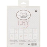 Rico Embroidery Gift Tags, Pack Of 4, Brown