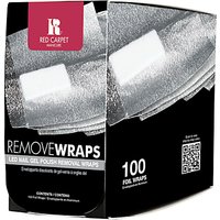Red Carpet Manicure LED Nail Polish Remover Wraps, X 100