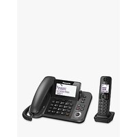 Panasonic KX-TGF320EM Combo Phones And Answering Machine With Nuisance Call Blocker, Single DECT