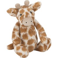 Jellycat Bashful Giraffe Soft Toy, Small, Brown