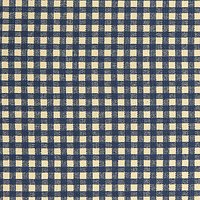 Linen Look Gingham Cotton Fabric, Navy