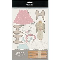 East Of India Dolly Peg Rustic Angels Kit