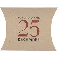 East Of India 25th Of December Pillow Pack, Brown/Red
