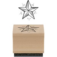 East Of India Star Rubber Stamp