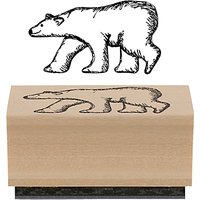 East Of India Polar Bear Rubber Stamp
