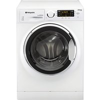 Hotpoint RPD10657JX Ultima S-Line Freestanding Washing Machine, 10kg Load, A+++ Energy Rating, 1600rpm Spin, White / Stainless Steel
