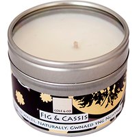 Cole & Co Fig And Cassis Scented Candle Tin
