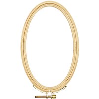Rico Embroidery Oval Hoop, Natural, 10/16