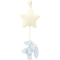 Jellycat Bunny Star Musical Pull, One Size, Blue