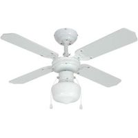 Houston White Ceiling Fan Light