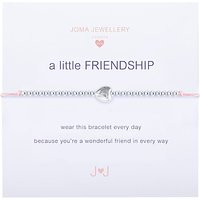 Joma Sterling Silver Plated A Little Friendship Bracelet, Silver