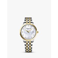 Raymond Weil 5388-STP-97081 Women's Toccata 11 Diamonds Two Tone Bracelet Strap Watch, Silver/Gold
