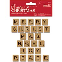 Docrafts Create Christmas Caption Wooden Letters