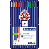 Staedtler Ergo Soft Colouring Pencils, Pack Of 12