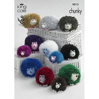 King Cole Chunky Soft Toy Knitting Pattern, 9015