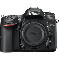 Nikon D7200 DSLR Camera, 24.2 MP, HD 1080p, Built-in Wi-Fi, NFC, 3.2 LCD Screen, Body Only