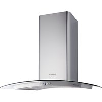 Hoover Wizard HHV67SLX Built-In Wi-Fi Cooker Hood, Stainless Steel